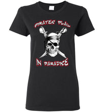 Pirates Play in Paradise Womens T- Shirt