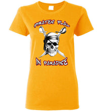 Pirates Play in Paradise Womens T- Shirt