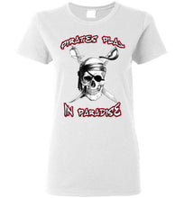 Pirates Play in Paradise Womens T- Shirt