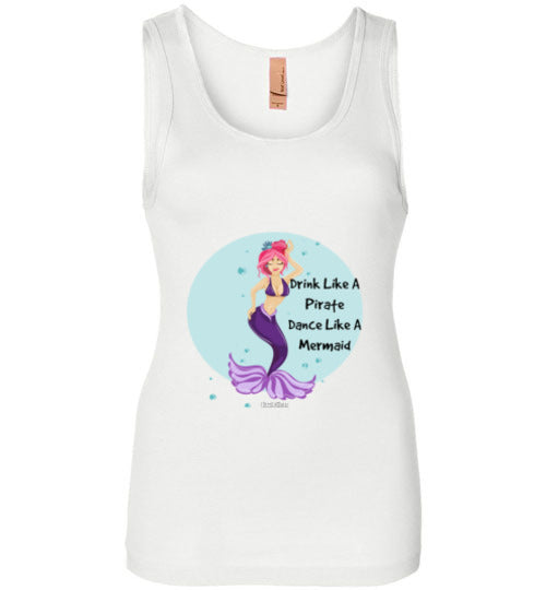 Drink Pirate Dance Mermaid Next Level Tank