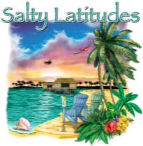 Salty Latitudes (TM) T-Shirt Womens Short Sleeve