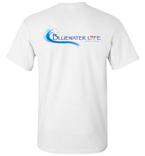 Bluewater-Life Logo Front and Rear Mens Gildan Short-Sleeve T-Shirt