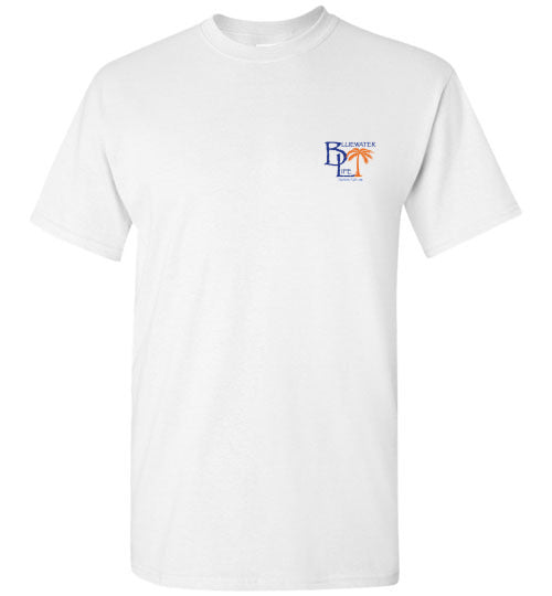 Bluewater-Life Logo Front and Rear Mens Gildan Short-Sleeve T-Shirt